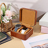 Imitation Leather Double Watch Storage Zipper Boxes CON-WH0089-227B-5