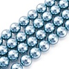 Shell Pearl Beads Strands BSHE-K015-12mm-02-1