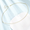 1.5MM Brass Torque Choker Necklaces KK-CBA3297-12G-1