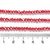 Electroplate Opaque Glass Beads Strands EGLA-A035-P3mm-A03-4