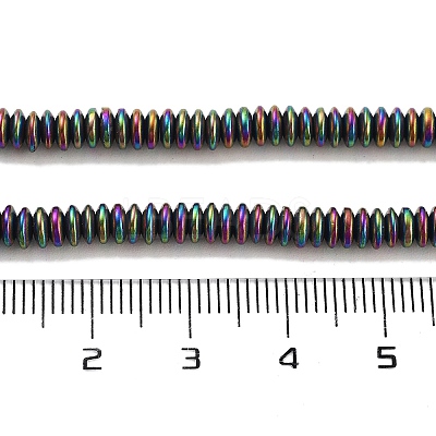 Electroplated Synthetic Non-magnetic Hematite Beads Strands G-P545-A01-01G-1