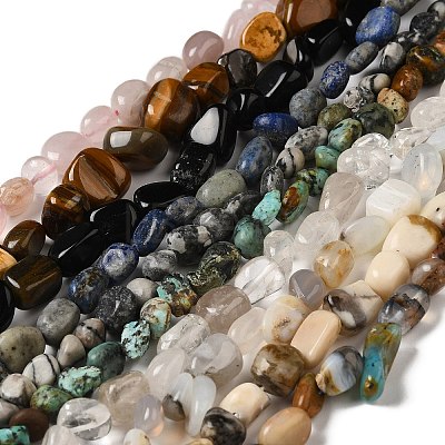 Natural Mixed Stone Beads Strands G-A247-01-1