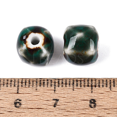 Vintage Handmade Porcelain Beads PORC-N013-18-05-1