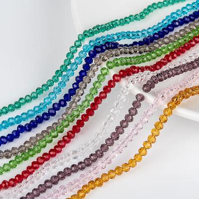 Glass Beads Strands EGLA-X0007-01A-4mm-1