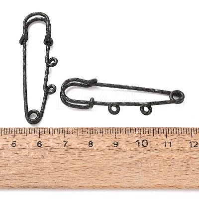 304 Stainless Steel Safety Pins Brooch Findings STAS-C181-01B-B-1