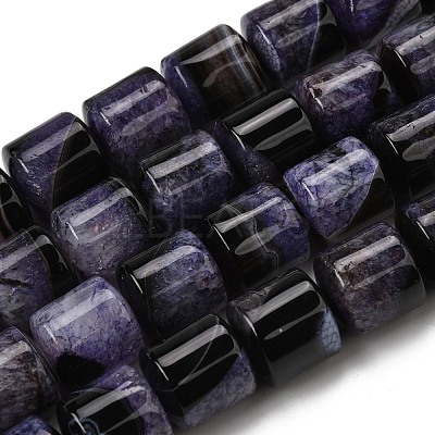 Natural Agate Beads Strands G-F820-P01-01B-1