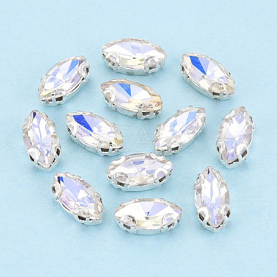 Sew on Rhinestone Montee Beads KK-T071-02B-1