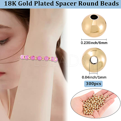 Brass Spacer Beads KK-BBC0015-08A-1