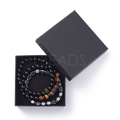 Unisex Stretch Bracelets Sets BJEW-JB04845-1