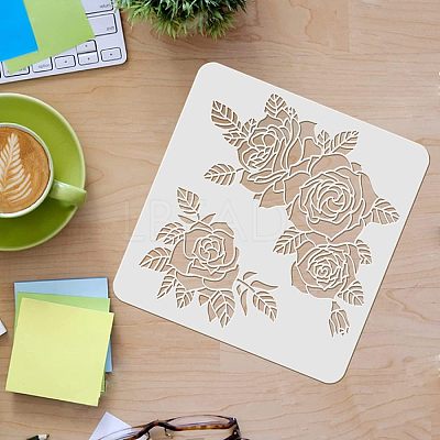 Plastic Reusable Drawing Painting Stencils Templates DIY-WH0172-389-1
