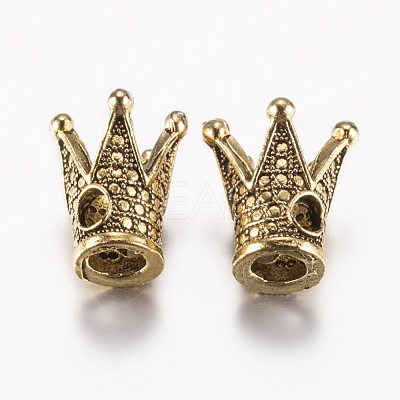 Tibetan Style Alloy Beads PALLOY-F200-09AG-1