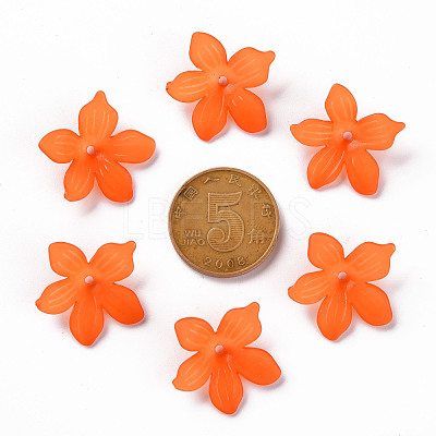 Frosted Acrylic Bead Caps MACR-S371-05A-726-1