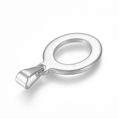 Non-Tarnish 304 Stainless Steel Pendants STAS-F106-95P-O-01-1