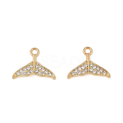 Alloy Rhinestone Pendants PALLOY-P312-05G-1