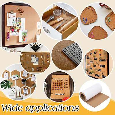 Cork Insulation Roll AJEW-WH0709-220A-1-1