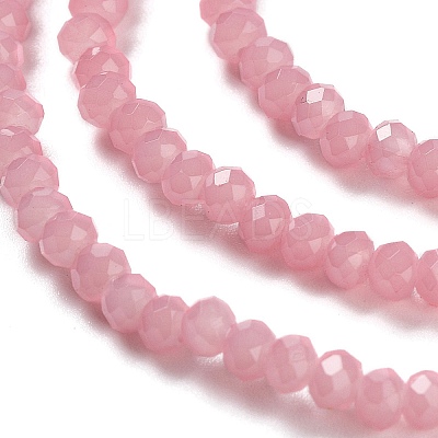 Baking Paint Imitation Jade Glass Bead Strands DGLA-A034-J2MM-A3-1