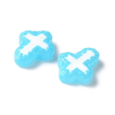 Baking Paint Glass Enamel Beads BLOW-D300-06G-1