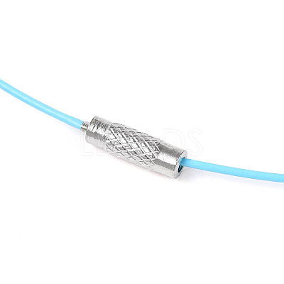 Stainless Steel Wire Necklace Cord DIY Jewelry Making X-TWIR-R003-14-1