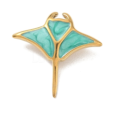 304 Stainless Steel Enamel Pendants STAS-L316-23G-05-1