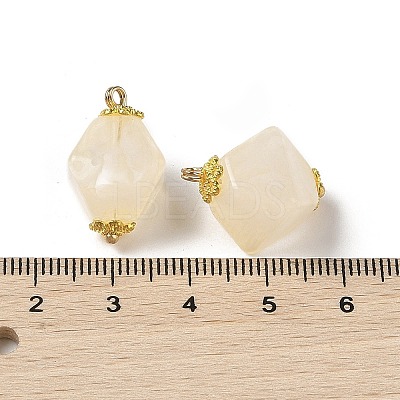 Two Tone Acrylic Pendants MACR-C033-07G-1