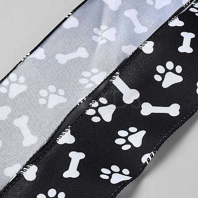 5M Cloth Paw Print Printed Ribbon OCOR-TAC0015-18A-1