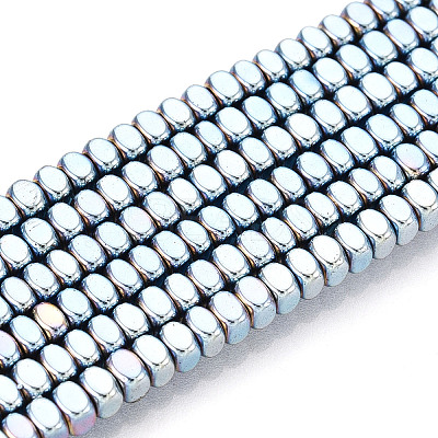 Electroplated Synthetic Non-magnetic Hematite Beads Strands G-T139-61C-1
