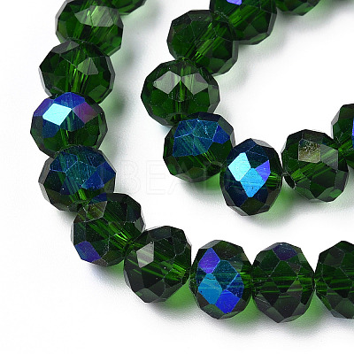 Electroplate Glass Beads Strands EGLA-A034-T8mm-L27-1