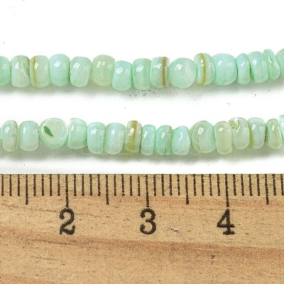 Dyed Natural Freshwater Shell Beads Strands BSHE-G039-07E-1