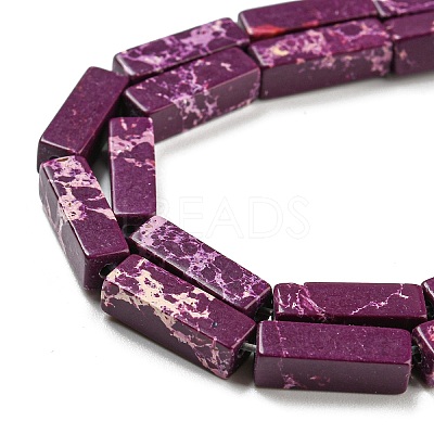 Synthetic Imperial Jasper Dyed Beads Strands G-D077-C01-04-1