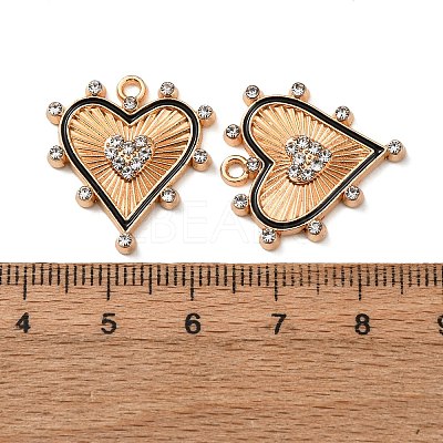 Alloy Enamel Pendants FIND-K030-17G-G-1