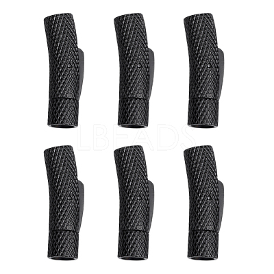 6Pcs 304 Stainless Steel Bayonet Clasps STAS-DR0001-18EB-1