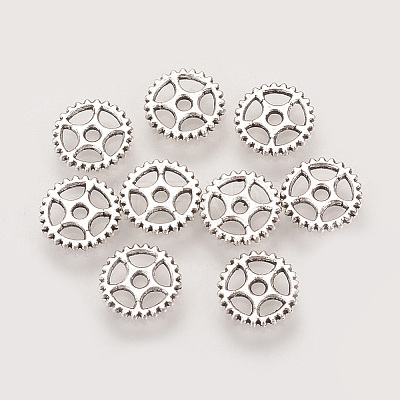 Tibetan Style Alloy Steampunk Charms LS-X-TIBE-Q075-46AS-LF-1