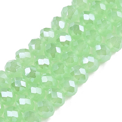 Electroplate Glass Beads Strands EGLA-A044-J6mm-A01-1