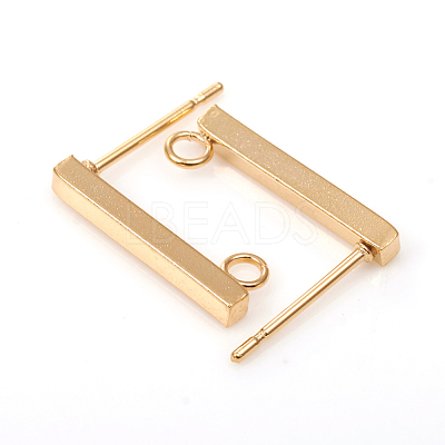 304 Stainless Steel Stud Earring Findings STAS-G224-21G-02-1