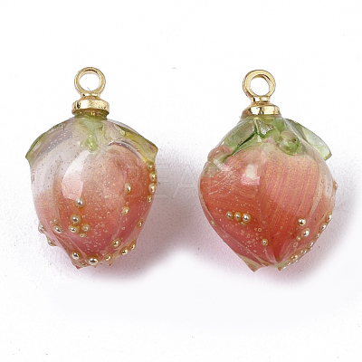 Handmade Flower Pendants X-KY-S163-103B-1