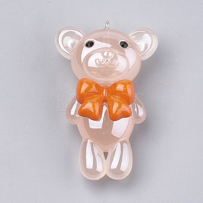 Imitation Jelly Style Acrylic Big Pendants X-MACR-S297-04E-1