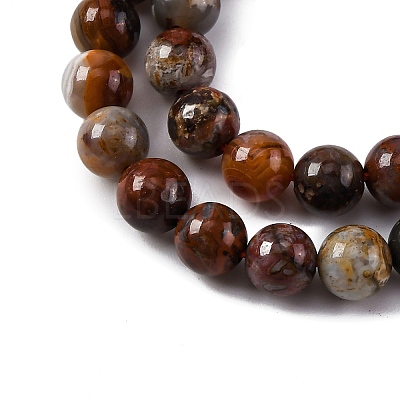 Natural Mexico Crazy Agate Beads Strands G-L615-A01-01-1