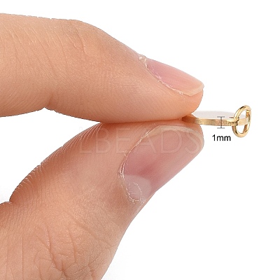 Ion Plating(IP) 304 Stainless Steel Pendants STAS-I311-32C-G-1