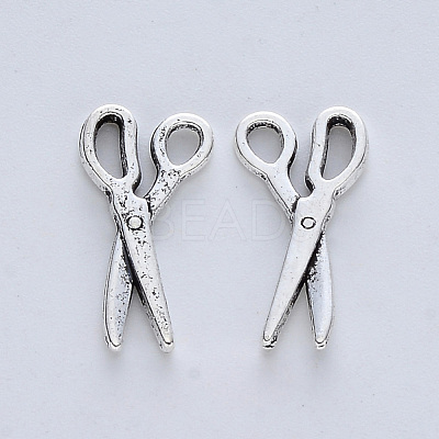 Tibetan Style Alloy Pendants TIBE-R316-007AS-RS-1