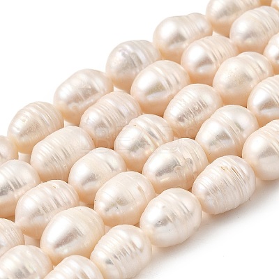 Natural Cultured Freshwater Pearl Beads Strands PEAR-I007-01H-01A-1