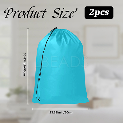 Oxford Cloth Drawstring Storage Bags AJEW-WH20816-044B-03-1