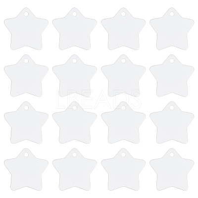 30Pcs Blank Double-sided Heat Transfer Aluminium Pendants DIY-BC0014-63B-1