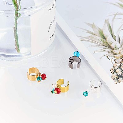 Brass Earring Findings KK-PH0035-26-1