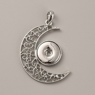 Alloy Hang Snap Base Big Pendants FIND-WH0111-236-1