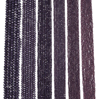 Opaque Solid Color Imitation Jade Glass Beads Strands EGLA-A044-P6mm-D11-1