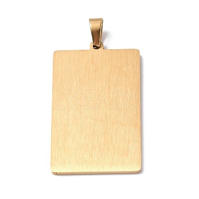 201 Stainless Steel Pendant LS-STAS-B033-01G-03-1