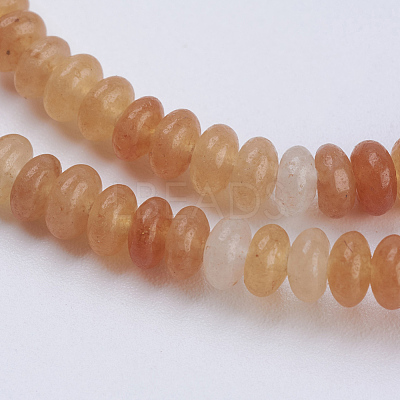 Natural & Synthetic Mixed Stone Beads Strands G-P354-M-4x2mm-1