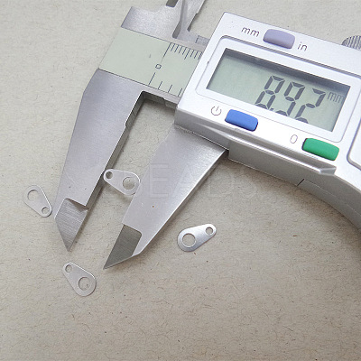 Non-Tarnish 316 Surgical Stainless Steel Chain Tabs STAS-L236-04C-1