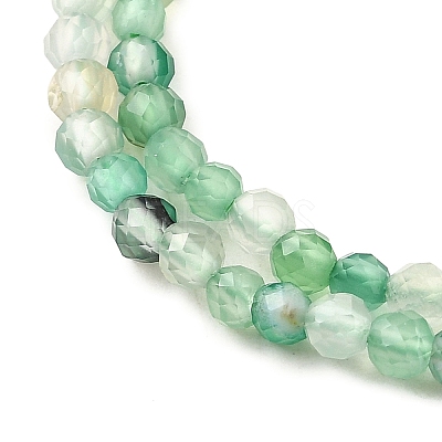 Natural Agate Beads Strands G-G259-D09-3mm-1