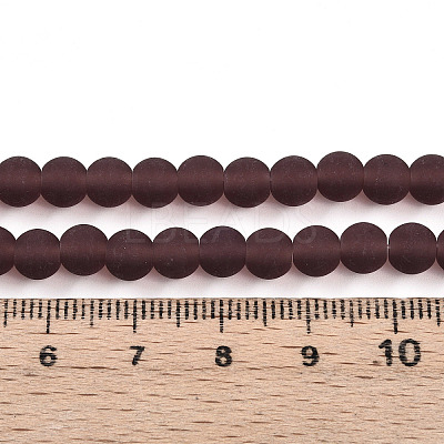 Transparent Glass Beads Strands GLAA-T032-T6mm-MD19-1